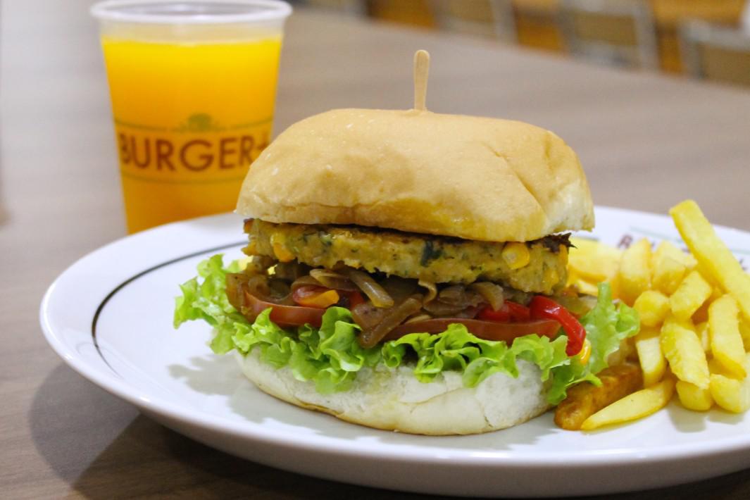 Onde comer hambúrguer vegetariano em Santos