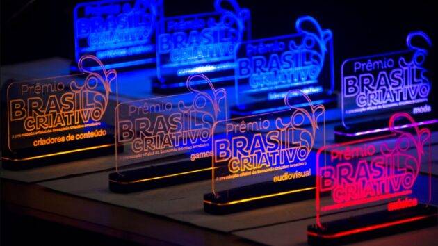 Troféus do Prêmio Brasil Criativo